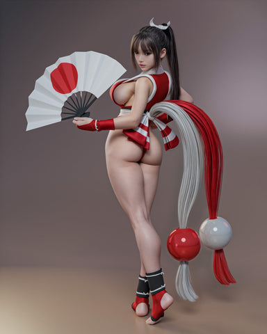 Mai Shiranui Kugo Resin Statue - view 1