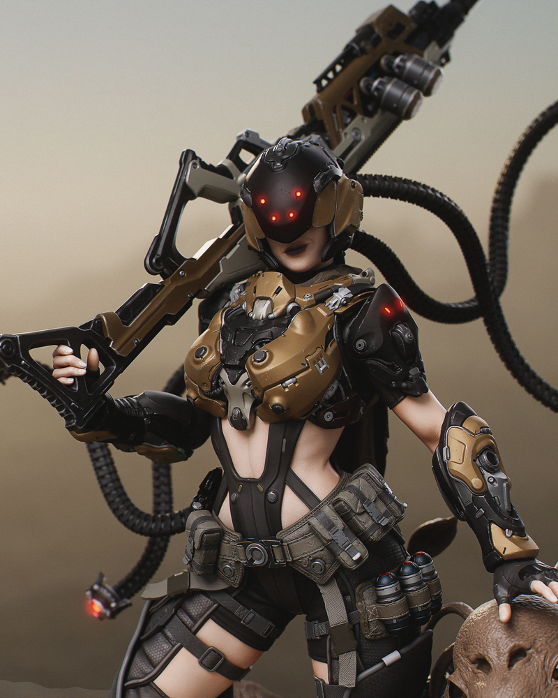 Kyla Resin Statue - view 4