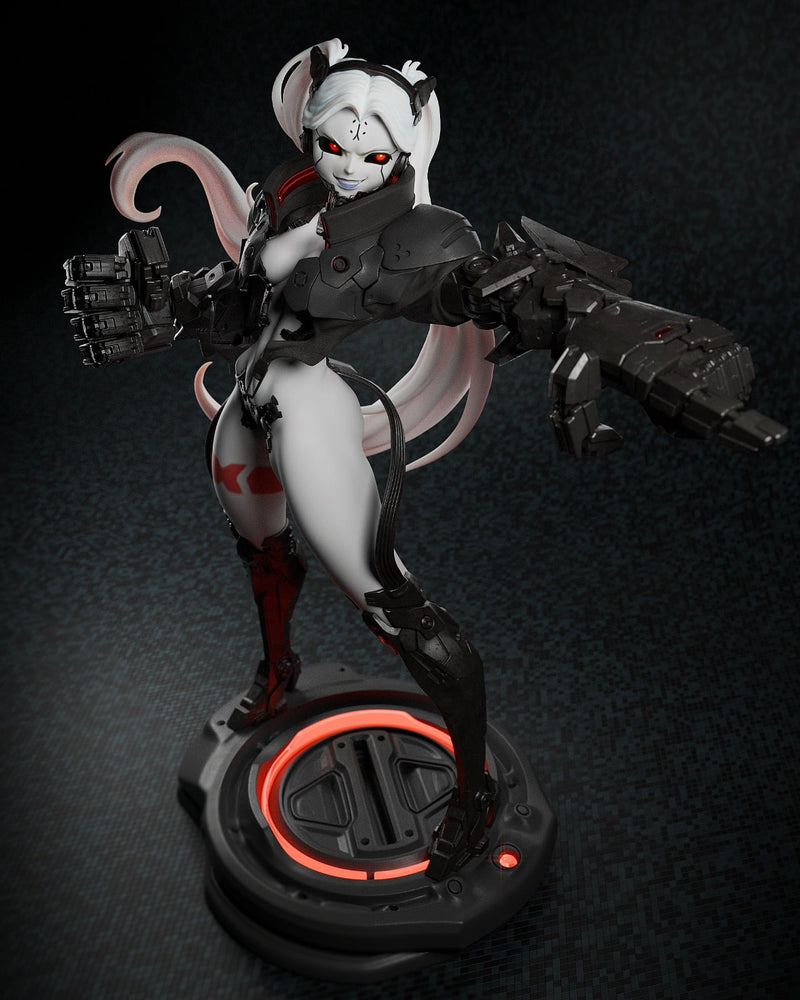 Rebecca Smasher Resin Statue - view 2