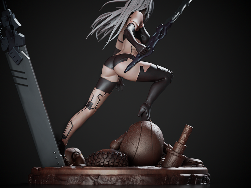A2 Resin Statue - view 3