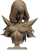 Azashara Resin Bust - view 1