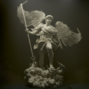 Archangel Michael Resin Statue - view 3