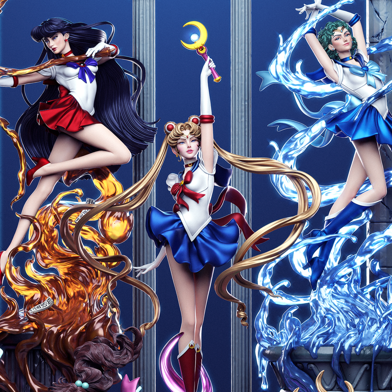 Sailor Moon Resin Diorama - view 4