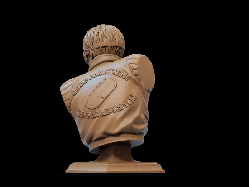 Kaneda Resin Bust - view 3