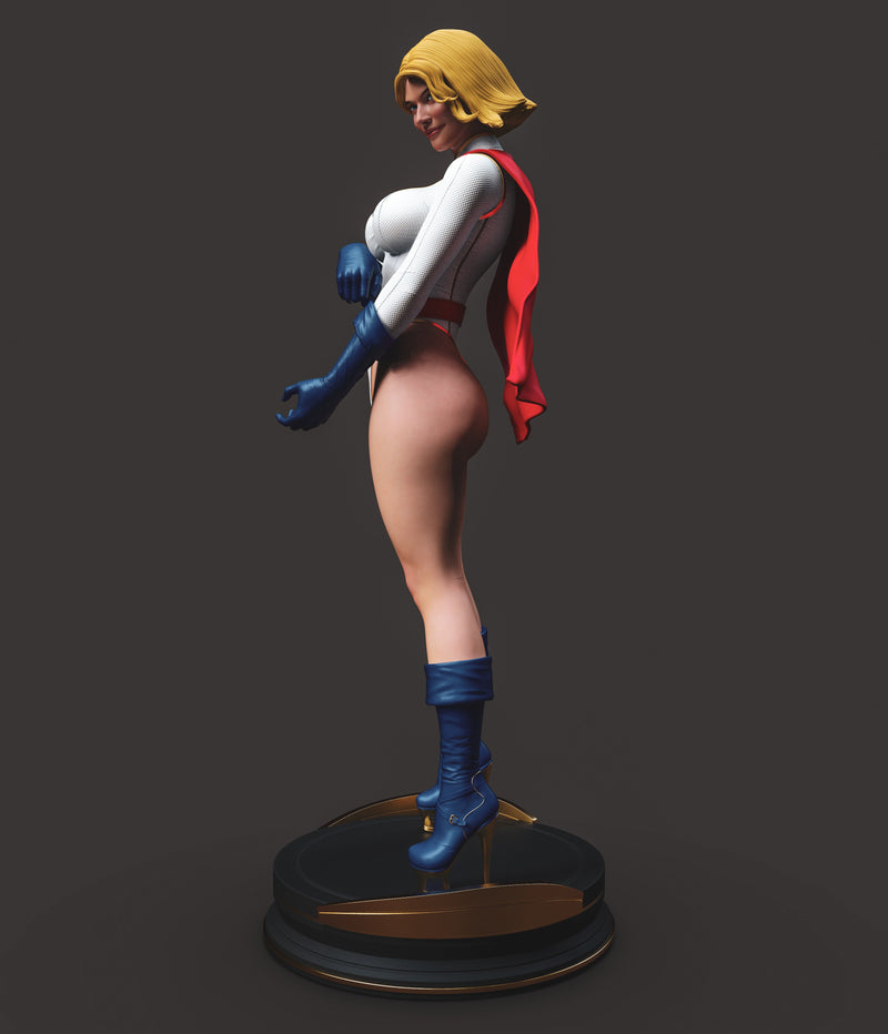 Power Girl by Dellas Resin Statue - view 4