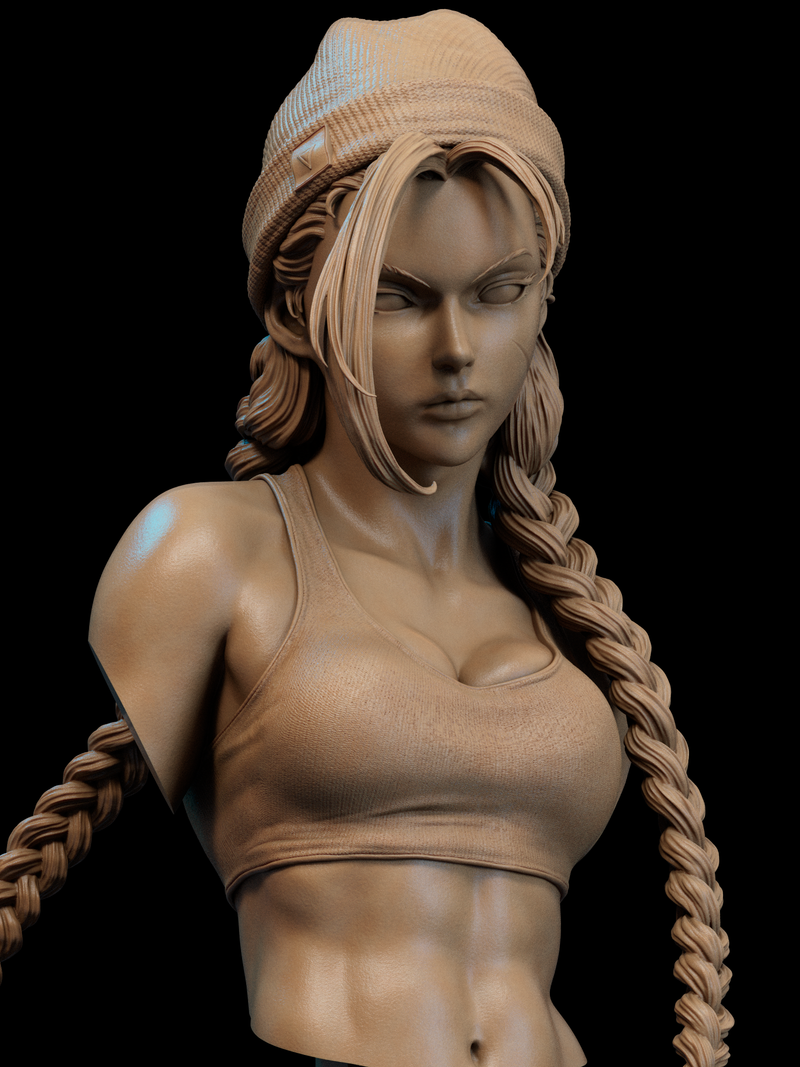 StreetWear Cammy Resin Bust - view 1