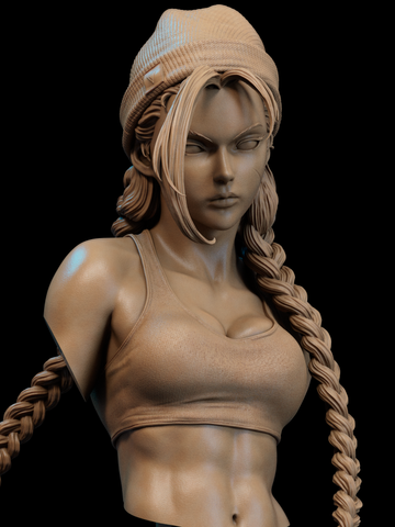 StreetWear Cammy Resin Bust - view 1