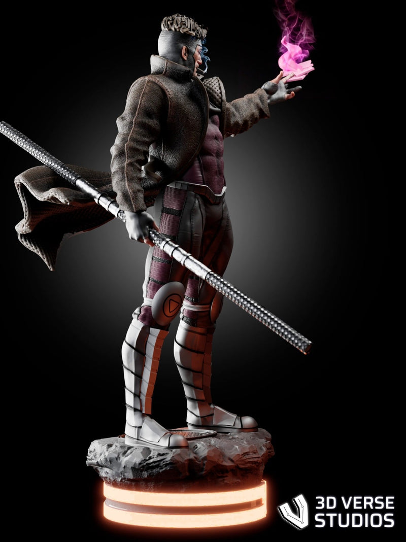 Gambit Resin Statue - view 7