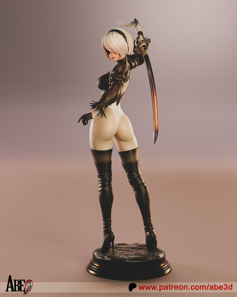 2B YoRHa Resin Statue - view 1