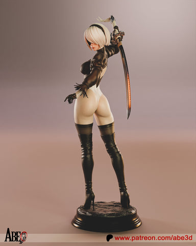 2B YoRHa Resin Statue - view 1