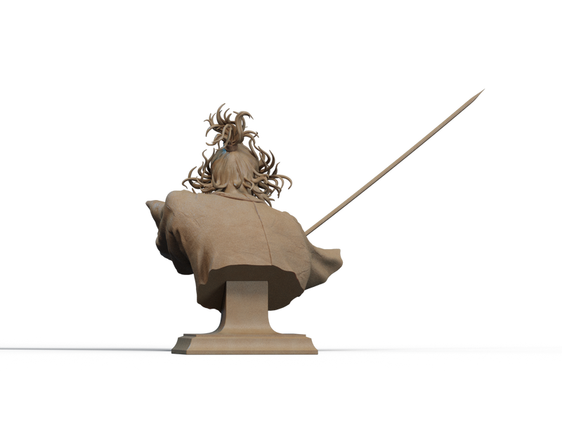 Miyamoto Musashi Resin Bust - view 3