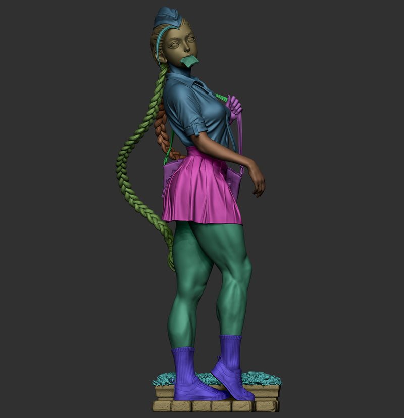 Cammy Resin Statue - Design 2 - view 2