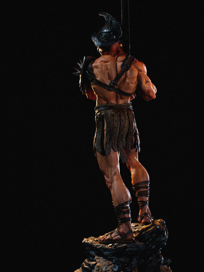 Gladiator Resin Statue - view 3