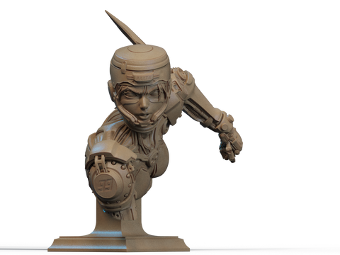 Alita Resin Bust - view 1
