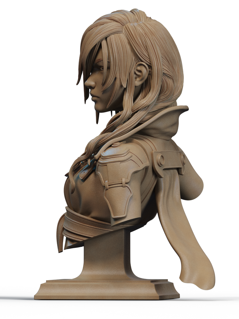 Lightning Resin Bust - view 2