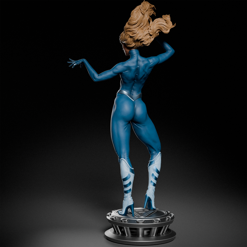 Invisible Woman Resin Statue - Design 2 - view 7