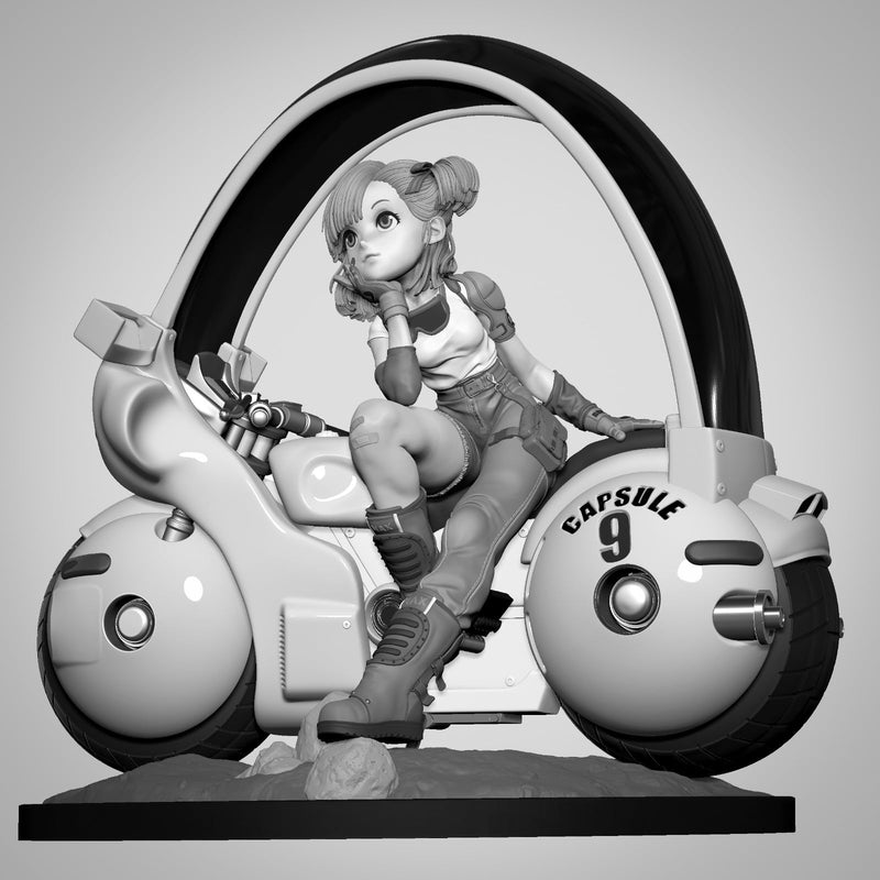 Bulma Resin Statue - view 5