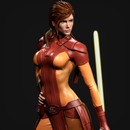Bastila Shan Resin Statue - view 1