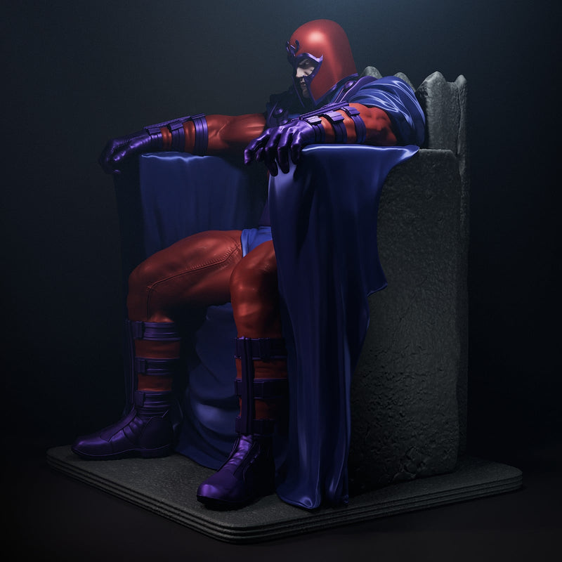 Magneto Resin Statue - view 3