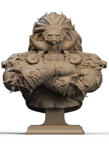 Starscourge Radahn Resin Bust - view 1