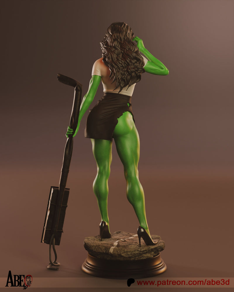She-Hulk Resin Statue - view 3