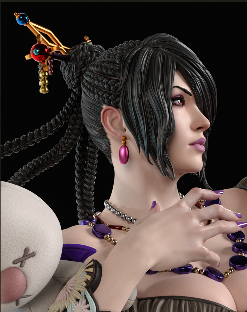 Lulu Resin Statue - view 7