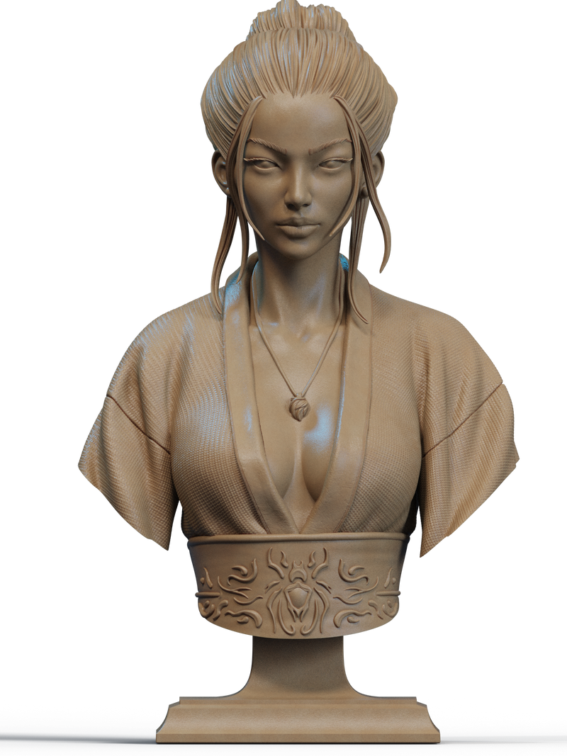 Queen Spider Resin Bust - view 2