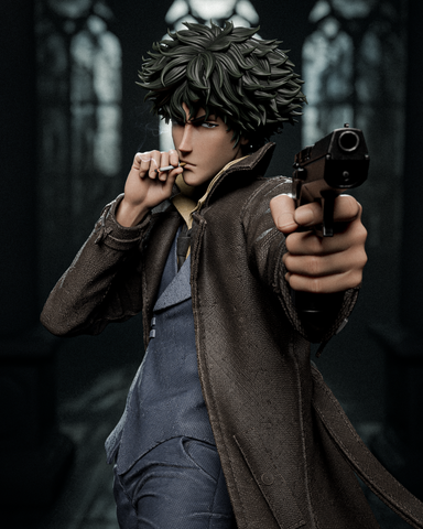 Spike Resin Statue - view 1