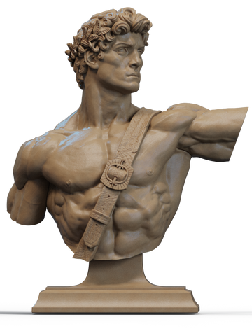 Apolo Resin Bust - view 1