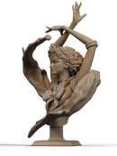 Mercury Resin Bust - view 2