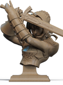 Saber Resin Bust - view 1