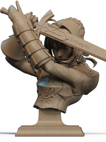 Saber Resin Bust - view 1