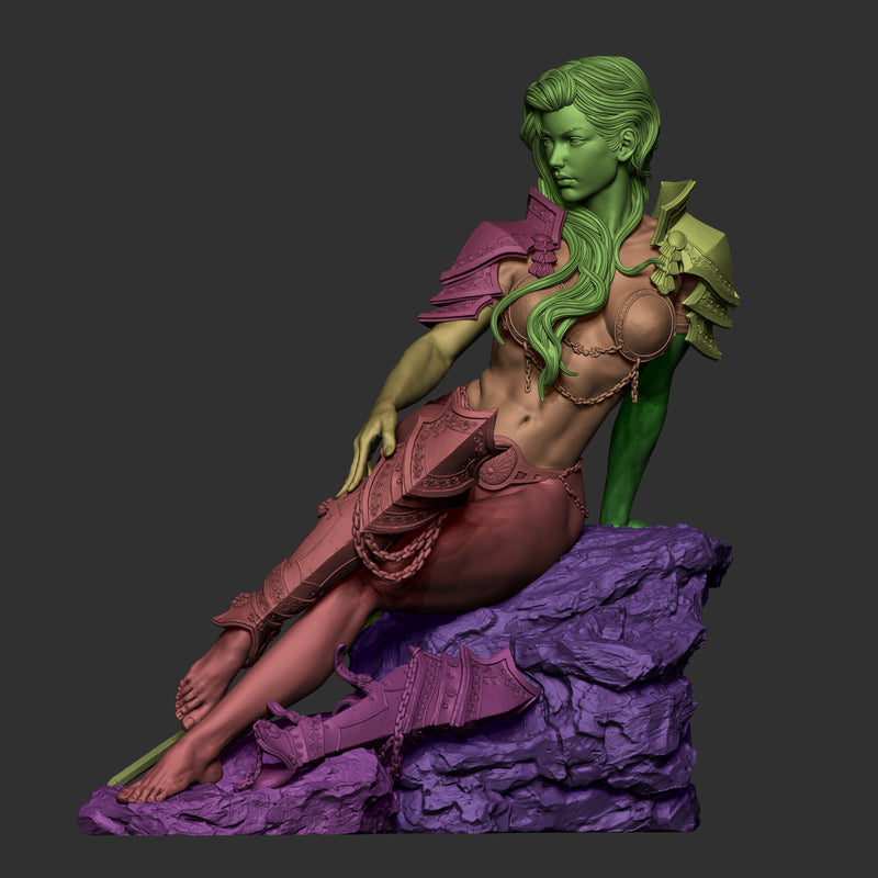 The Ember Queen Resin Statue - view 2