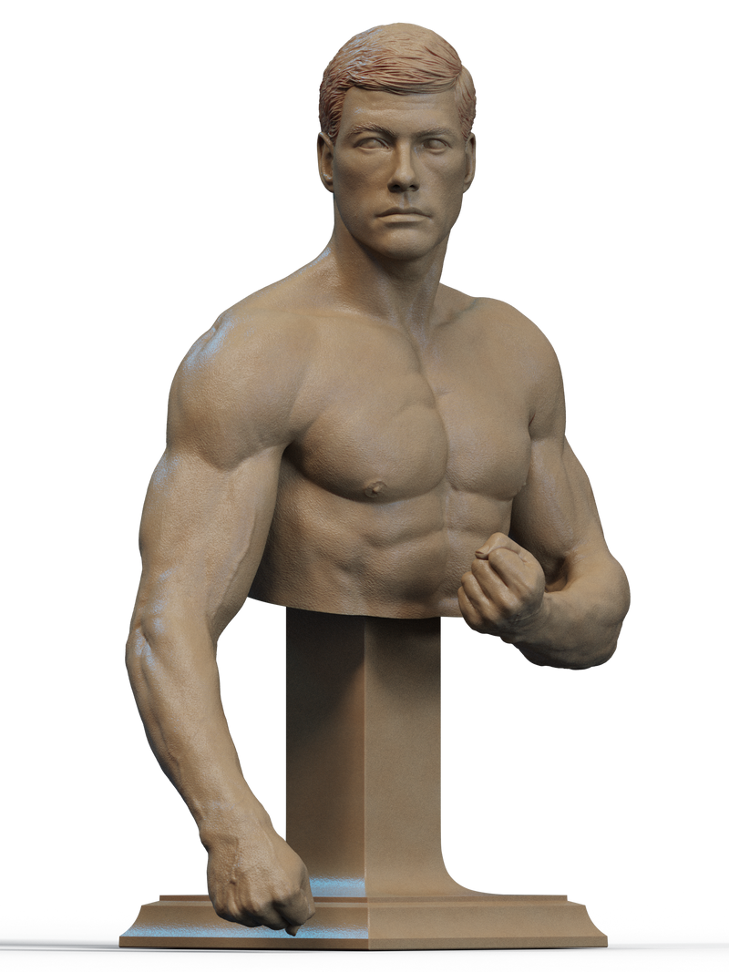 Frank Dux Resin Bust - view 1