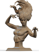 Invisible Woman Resin Bust - Design 2 - view 1
