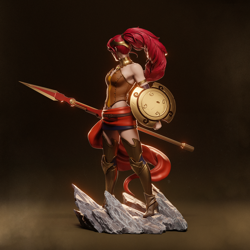 Pyrrha Nikos Resin Statue - view 5