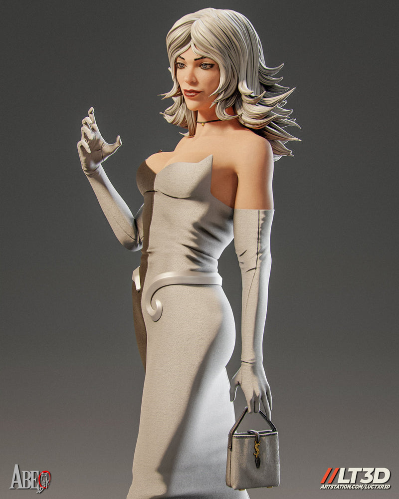 Black Cat Hellfire Gala Resin Statue - view 5