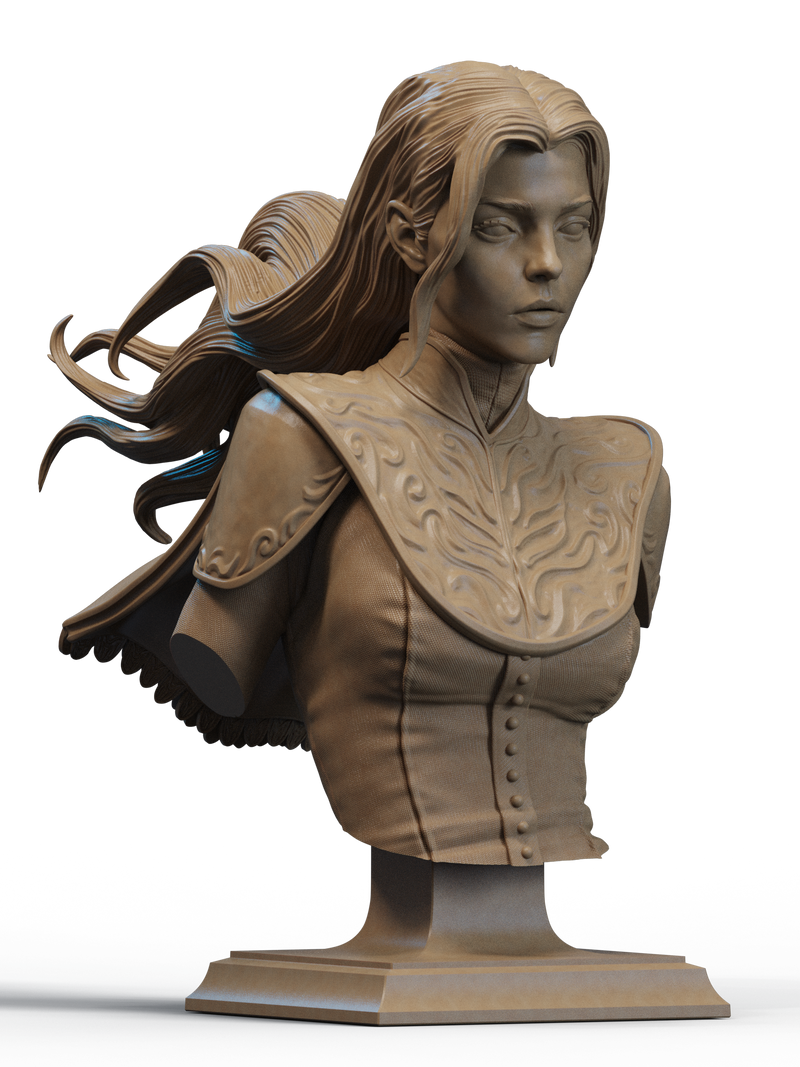 Yuria of Londor Resin Bust - view 1