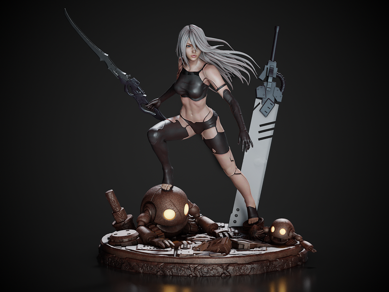 A2 Resin Statue - view 4