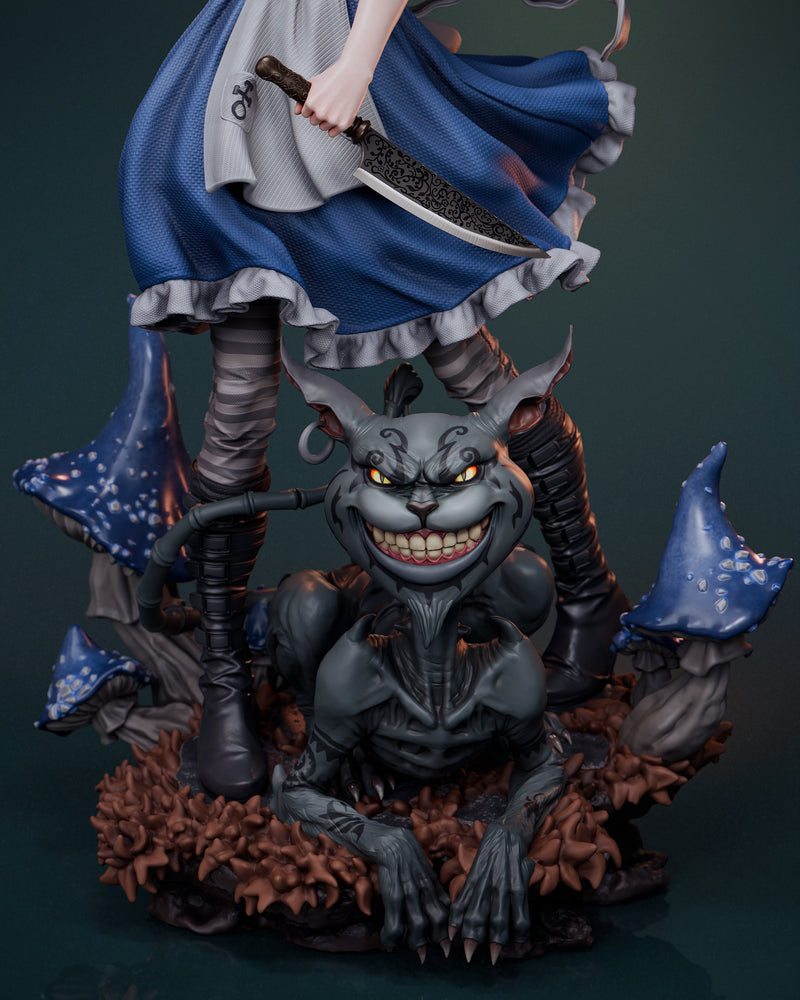 Alice Liddell Resin Statue - view 4