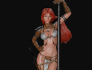 Red Sonja Resin Statue - view 1