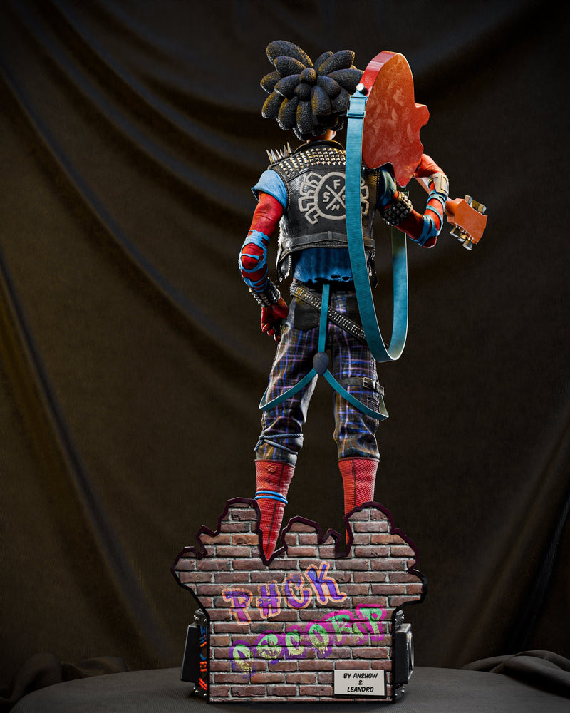 Spider Punk Resin Statue - view 8
