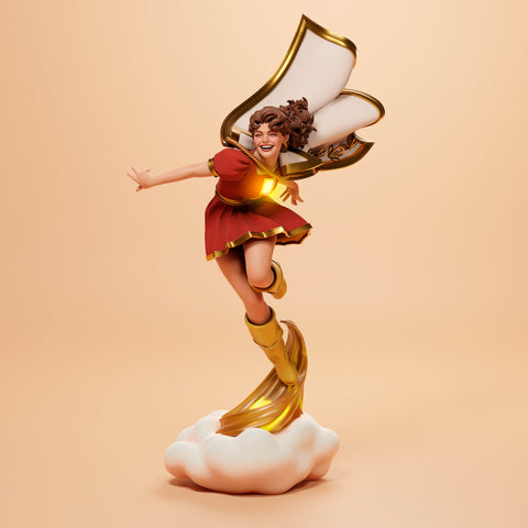 Mary Marvel Bombshell Resin Statue - view 1