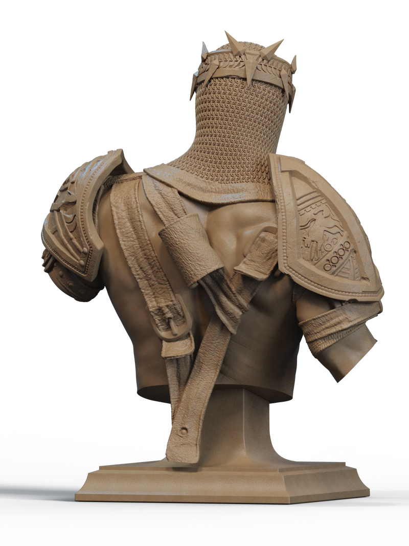 Dante Inferno Resin Bust - view 3
