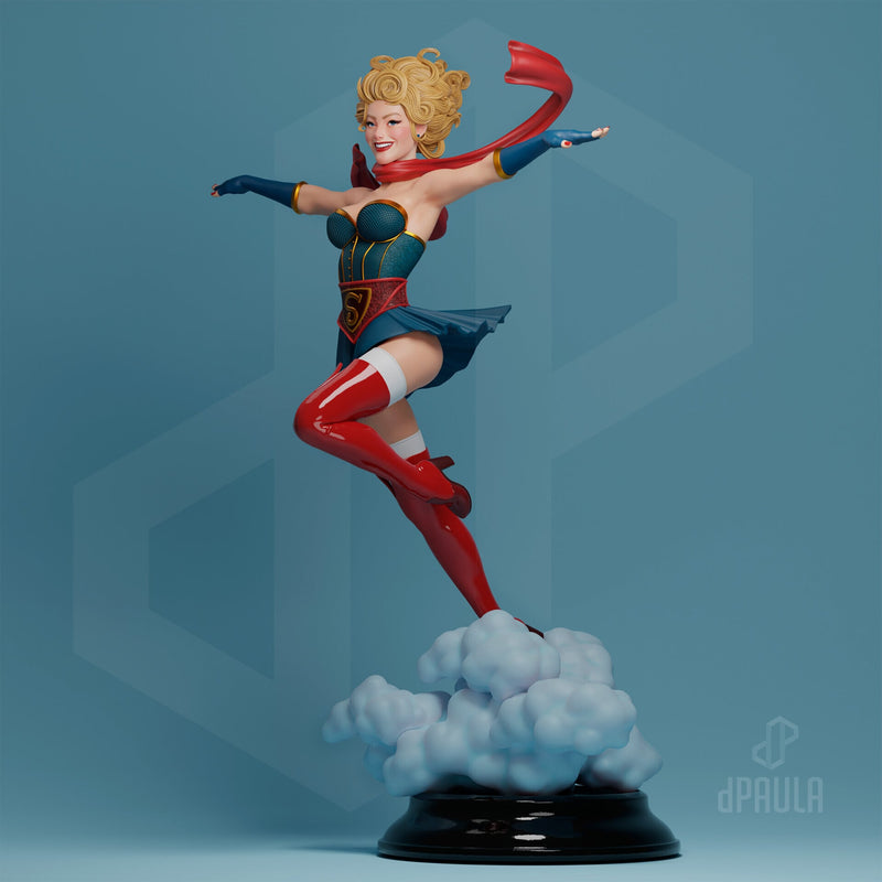 Supergirl Bombshell Resin Statue - view 1