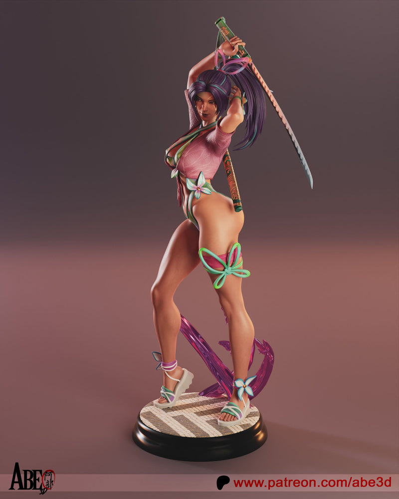 Psylocke Breezy Butterfly Resin Statue - view 4