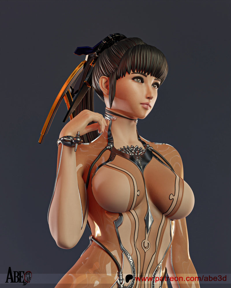 Eve Skin Suit Resin Statue - view 8