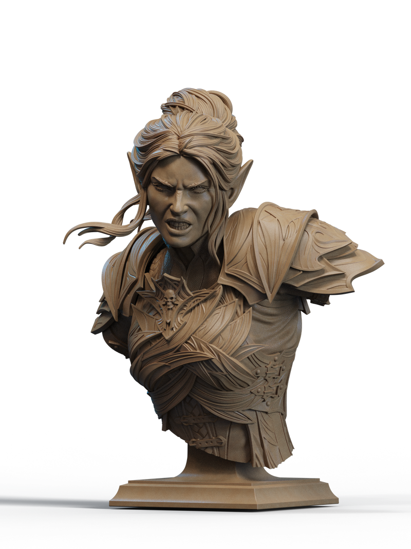 Minthara Resin Bust - view 1