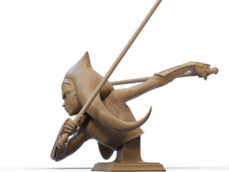 Ahsoka Tano Resin Bust - Design 2 - view 2