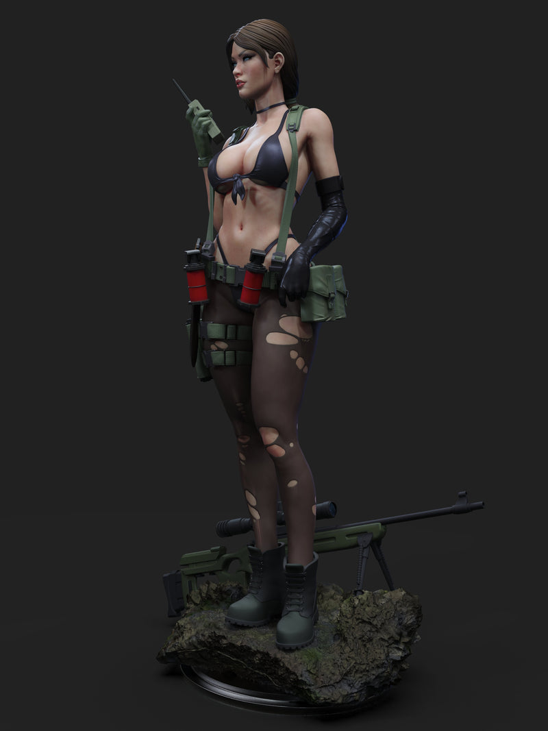 Quiet Resin Statue - view 4